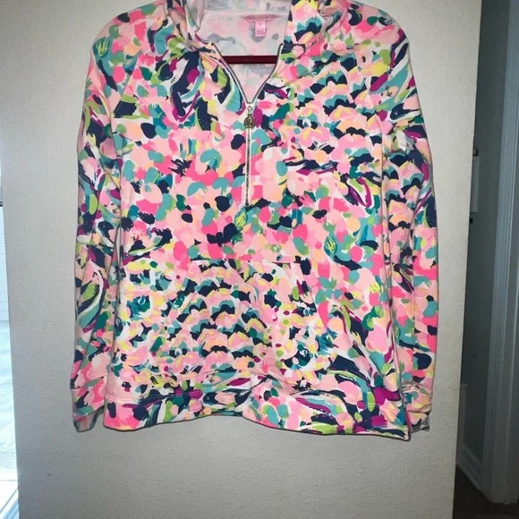 Colorful Quarter-Zip Pullover - Picture 1 of 3